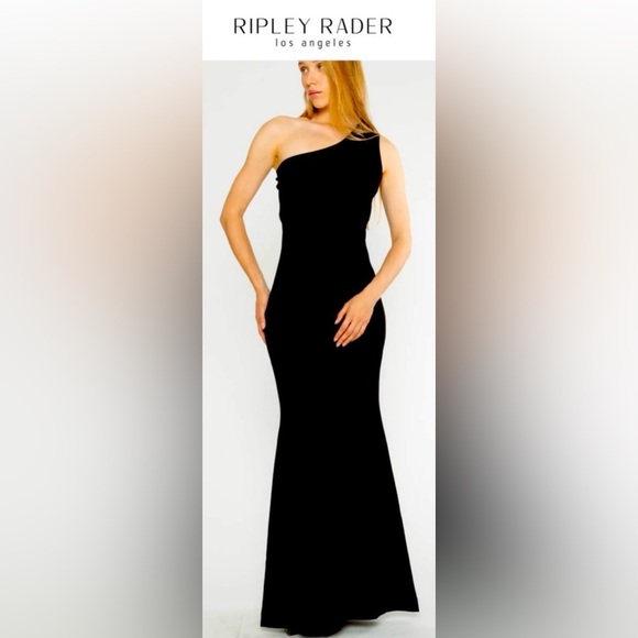 Ripley Rader One-Shoulder Black Dress (retired design) - Picture 3 of 4